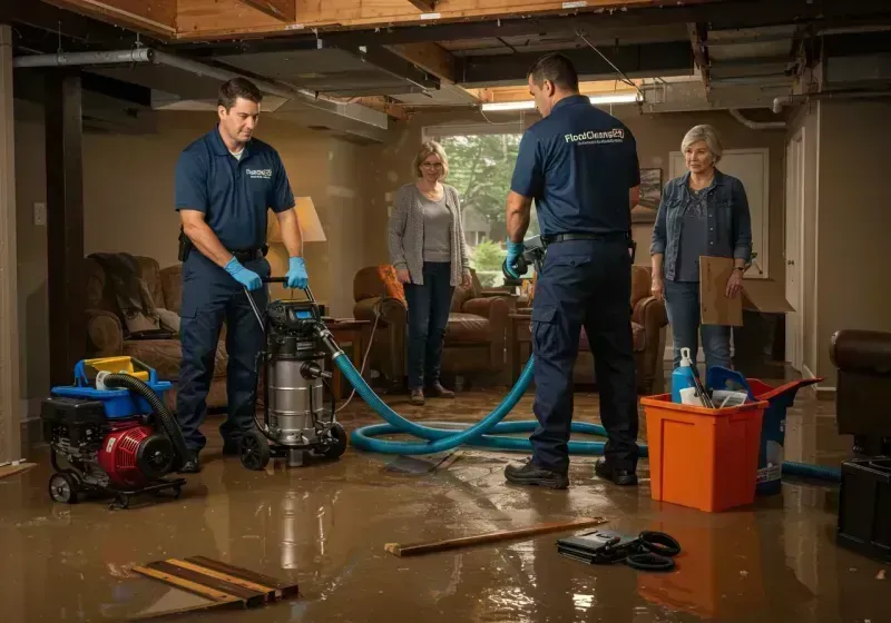 Basement Water Extraction and Removal Techniques process in Hilldale, PA